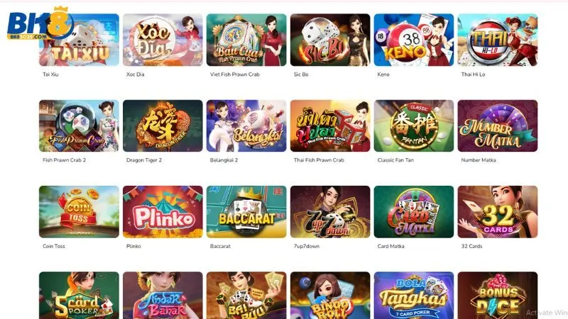 Điểm danh 3+ tựa game bài 3D hot nhất tại BK8