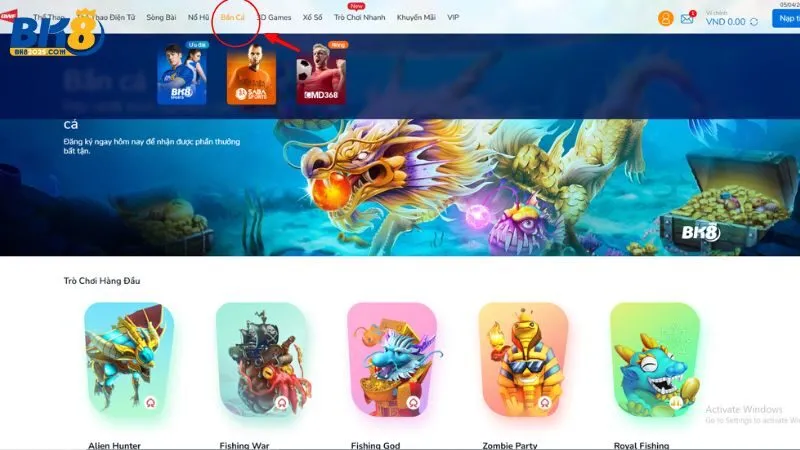 Giới thiệu bắn cá BK8